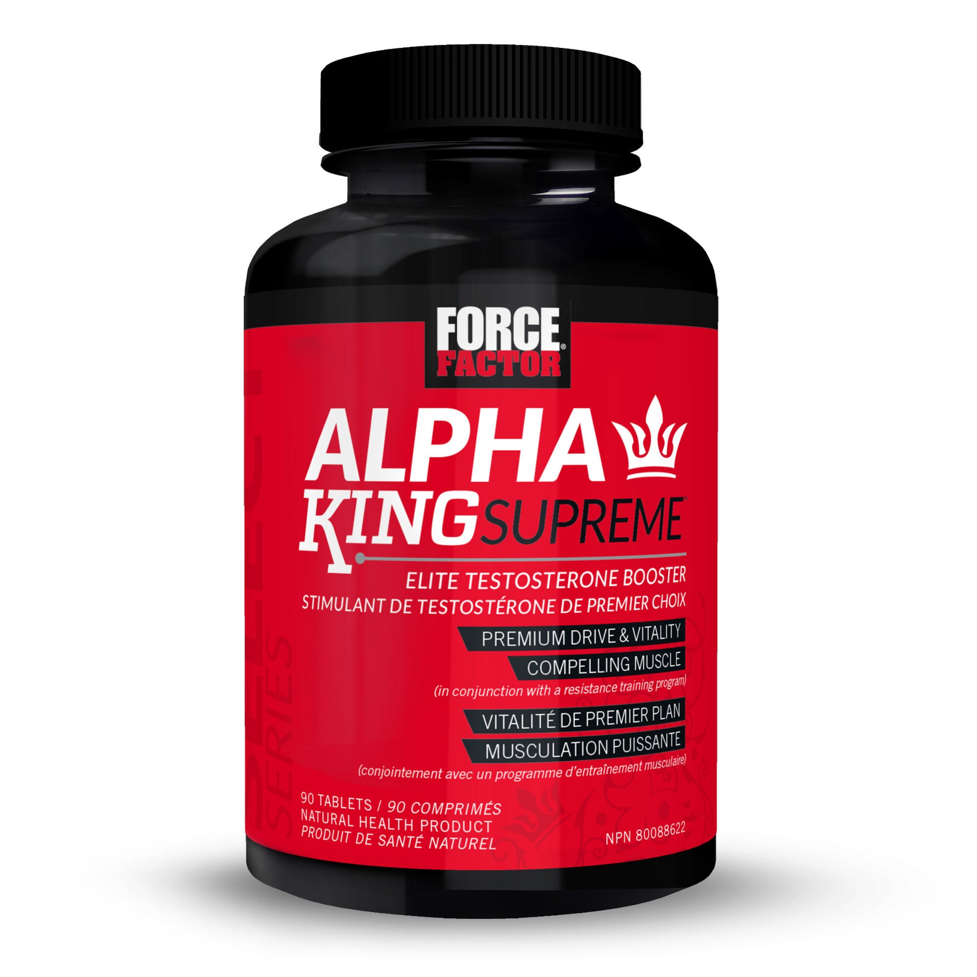 Alpha KingMD Supreme&nbsp;&ndash; Stimulant de testost&eacute;rone de premier choix  | GNC